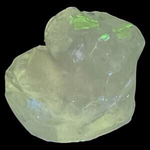 Mint Translucent Art Glass Cullet Glowing Manganese Slag Glass‎ #5GL84